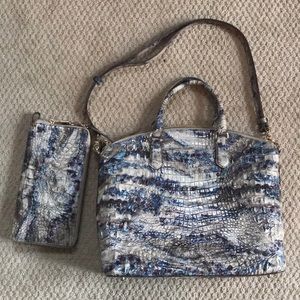 Brahmin Tote with Wallet Clutch